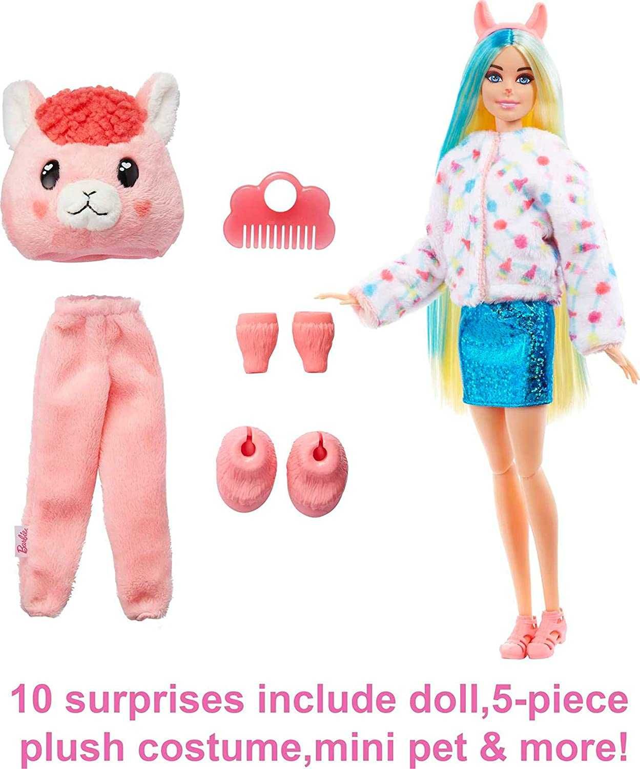 Barbie Doll Cutie Reveal Llama Fantasy  барби перевоплощение лама