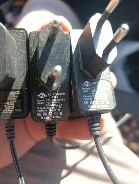 Продам блоки живлення 12v 0.5а 6.w