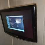 Samsung LCD 19 cali pilot statyw ramienny sprawne rolki 30 - 33 gratis