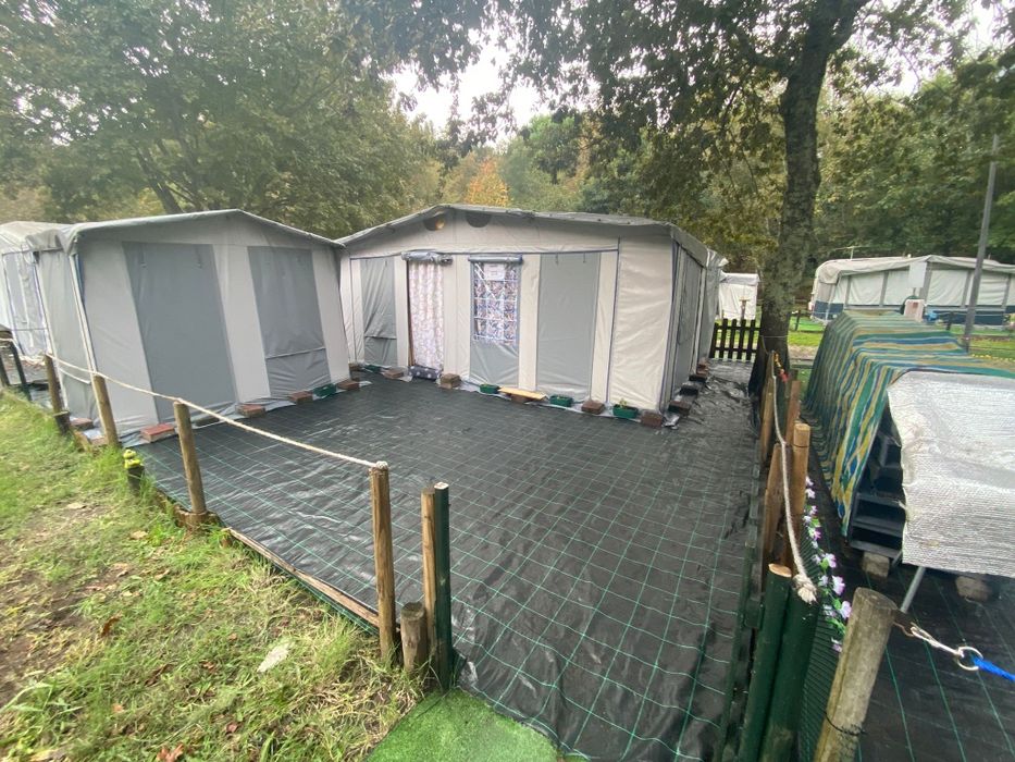 Caravana situada em Parque de Campismo em Ponte de Lima