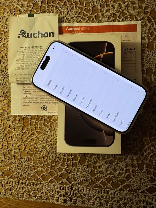 Iphone 16 Pro 128 GB Desert Titanio Caixa -garantia Até 08/2028