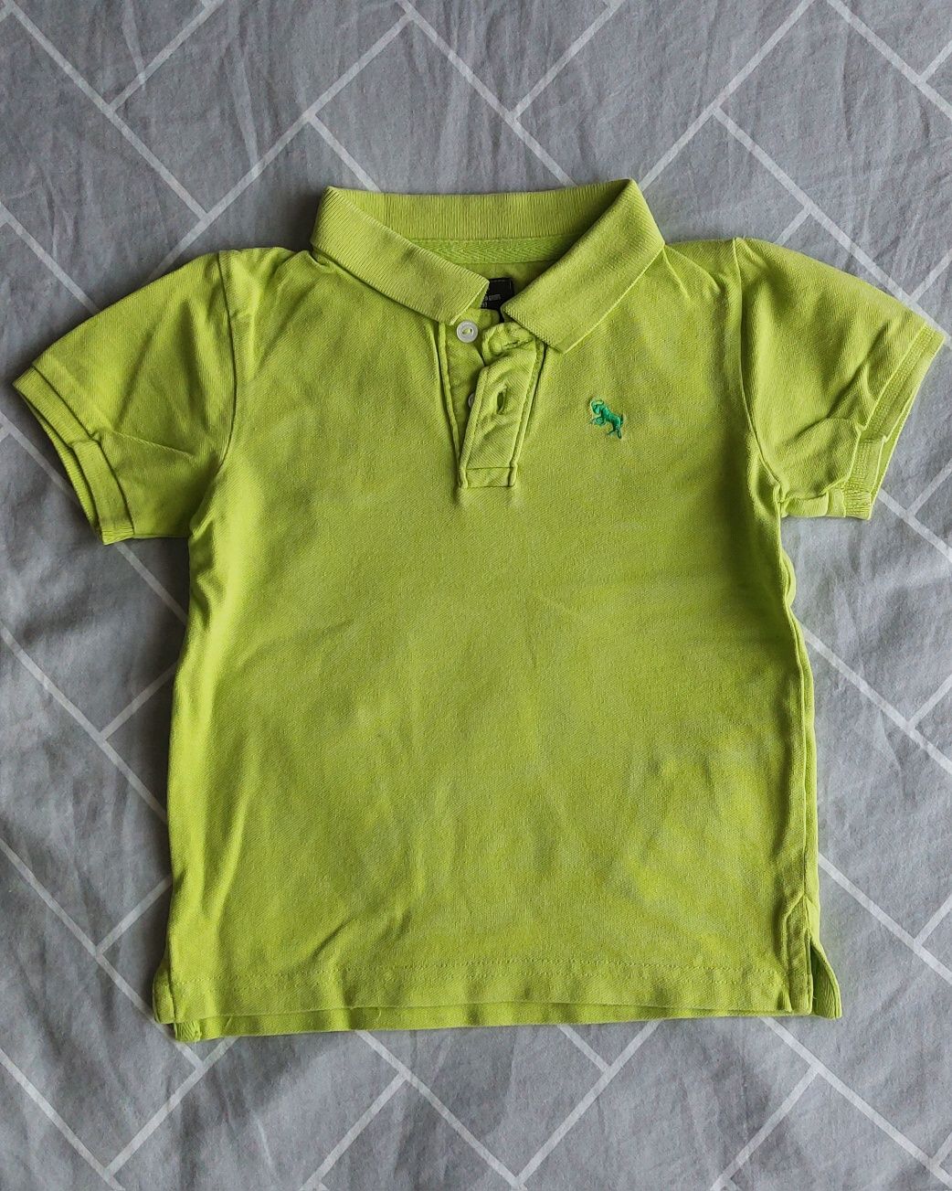 Zielona chłopięca koszulka polo H&M 86cm