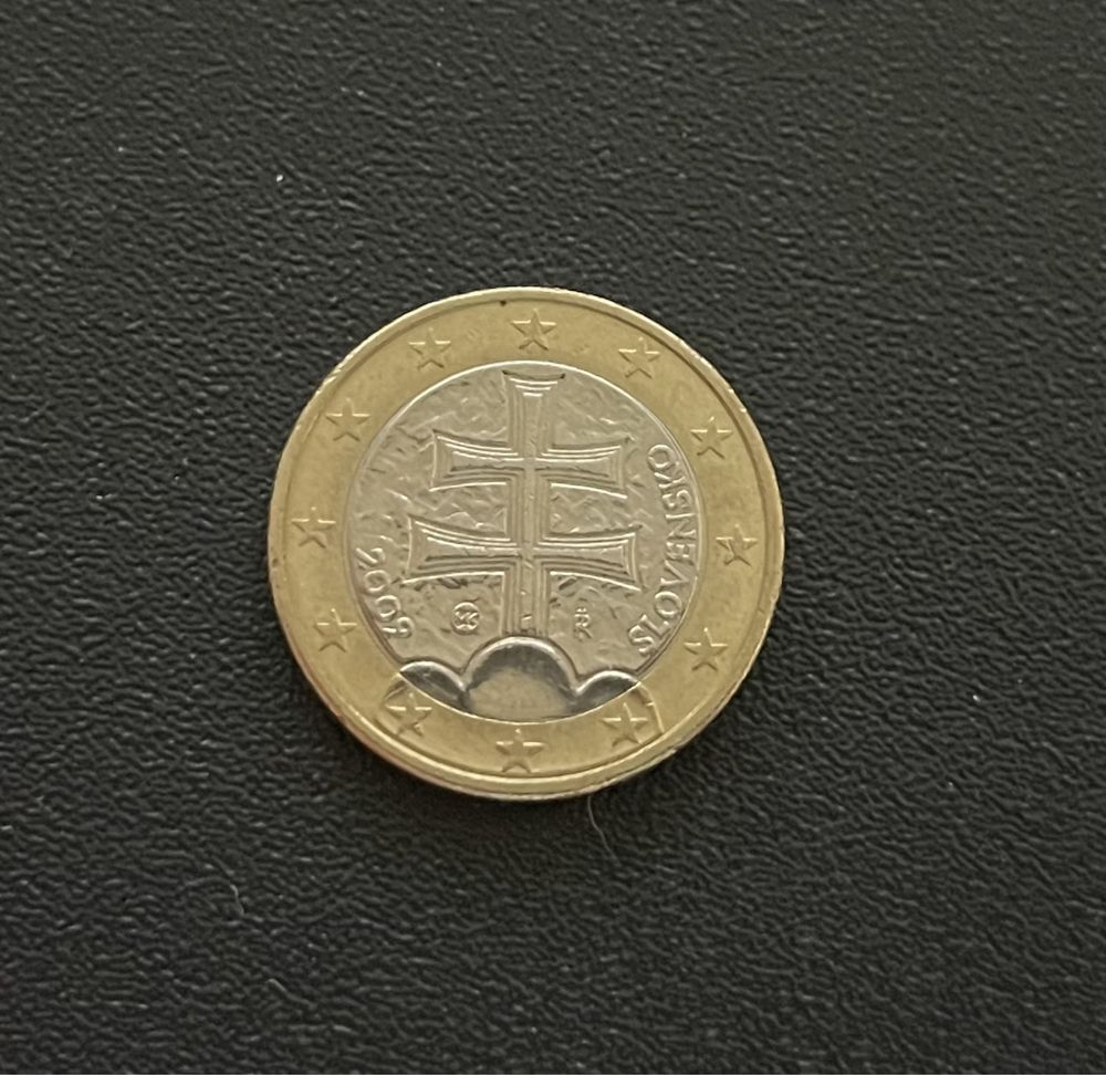 12 Moedas de 1 Euro Eslováquia de 2009