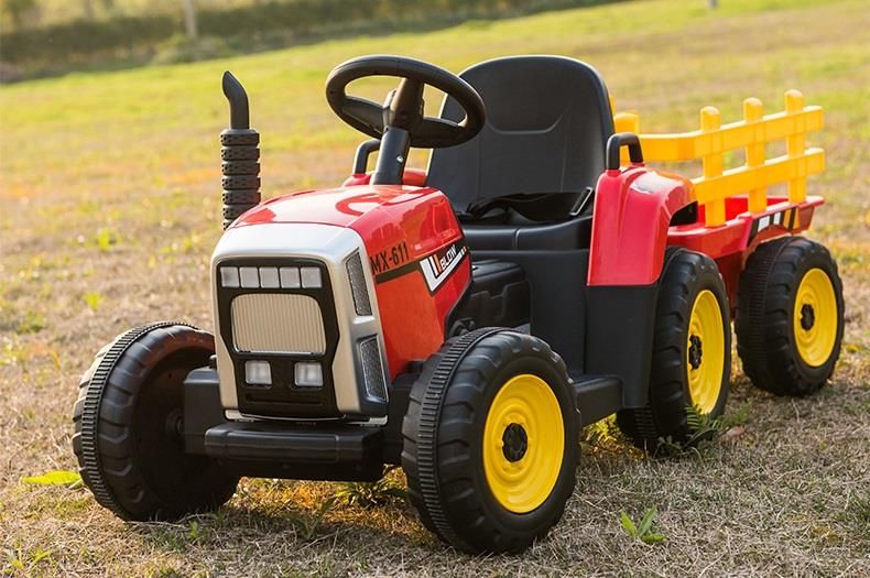Traktorek na akumulator BLOW XMX611 + przyczepka auto samochód 12V