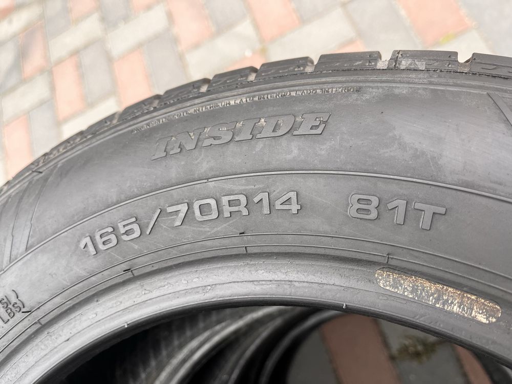 Шини 165/70 R14 Dunlop резина бу літо