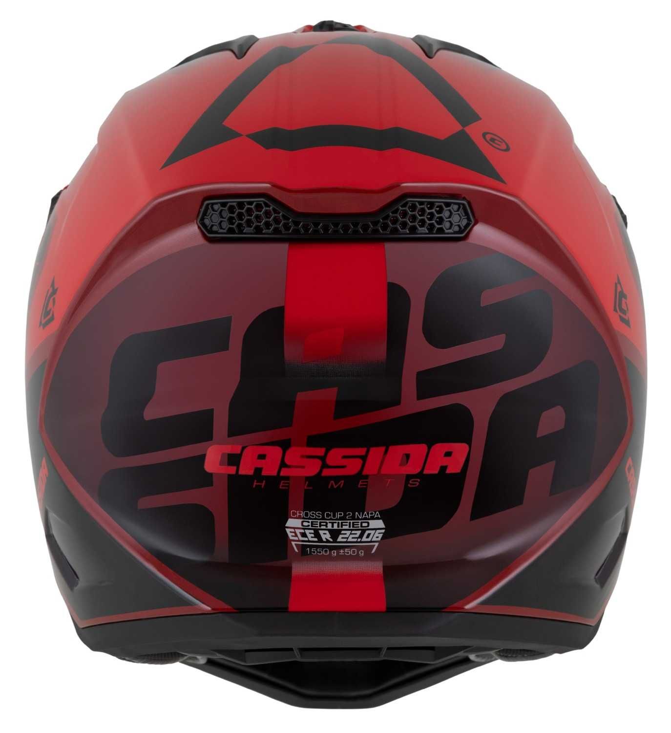 Kask Motocyklowy CASSIDA CROSS CUP2 Pod interkom XS-XXL +KOMINIARKA