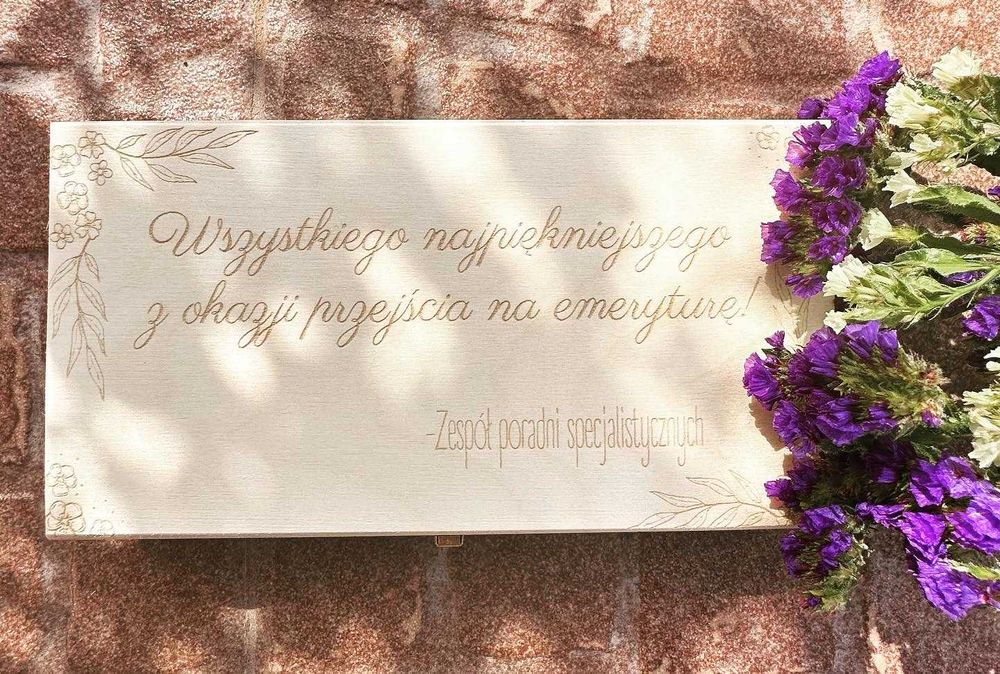 Pudełeczko na pieniądze, gift cart z dedykacją, personalizacja