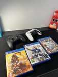 Zestaw PS4: Gry + DualSense + SteelSeries Duo – Stan idealny