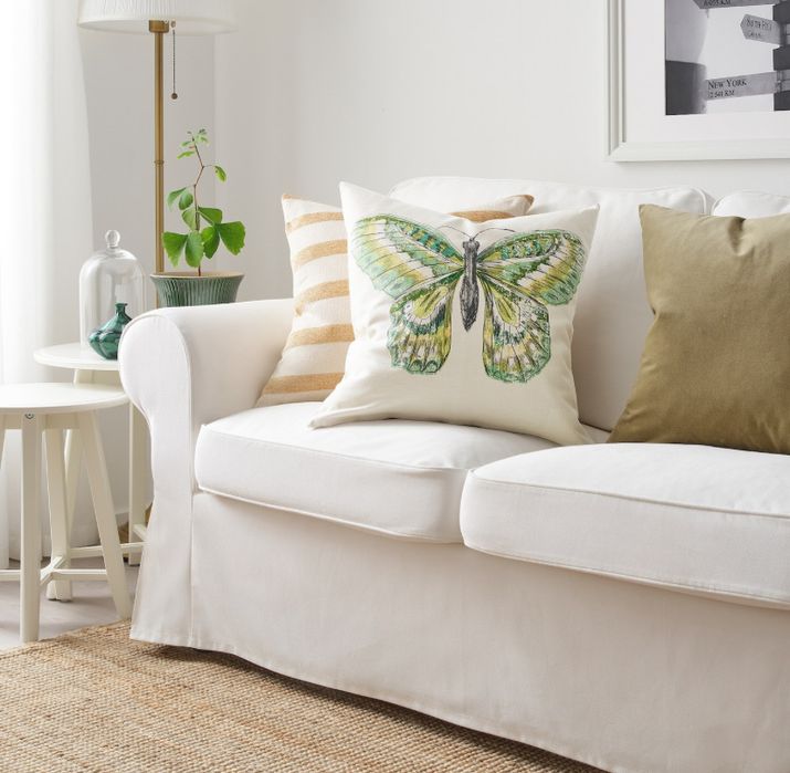 Декоративные наволочки 2 шт Икеа Ikea ROTFJÄRIL GURLI