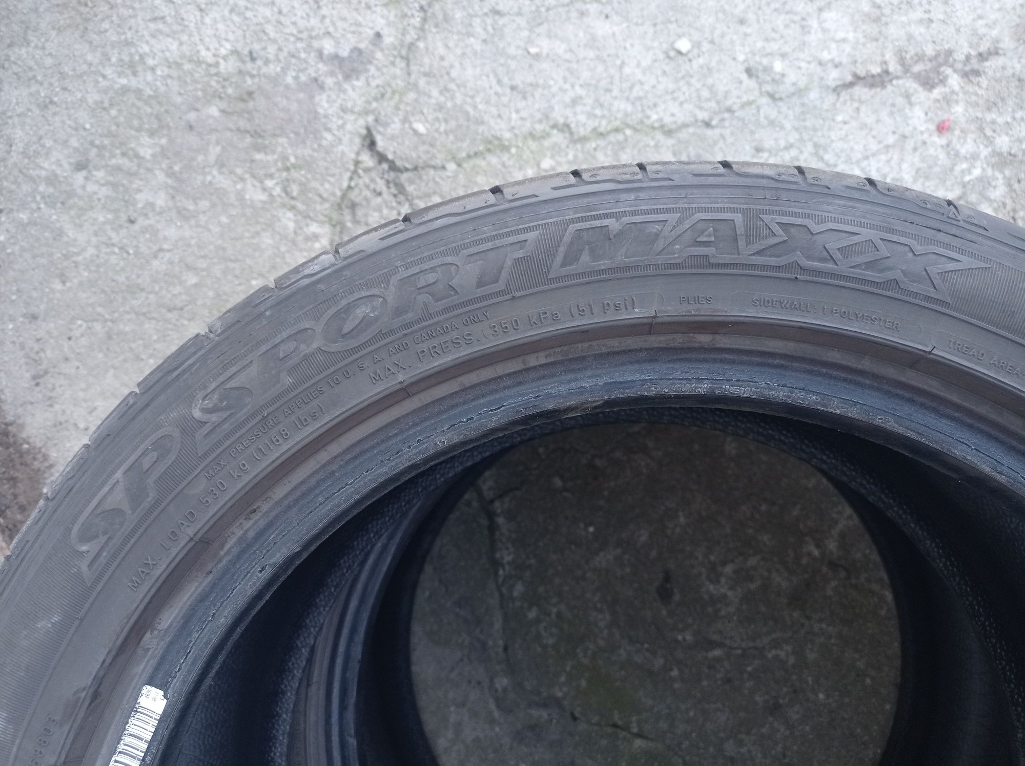 Opony letnie 2 sztuki Dunlop Sp Sport Maxx 215/45R16