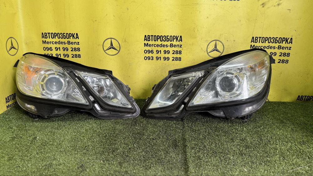 Передні фари Mercedes W212 дорестайлінг галоген