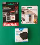 Карта пам'ятi 3в1, SanDisk Extreme 256GB +кардрiдер Kingston +кейс JJC