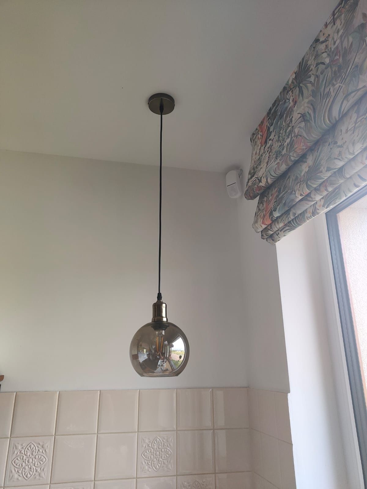 Lampa wisząca  chrom