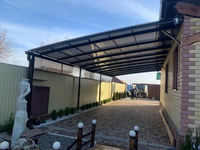 Навес для автомобиля.Козырьки .Для сада,участка .от производителя.