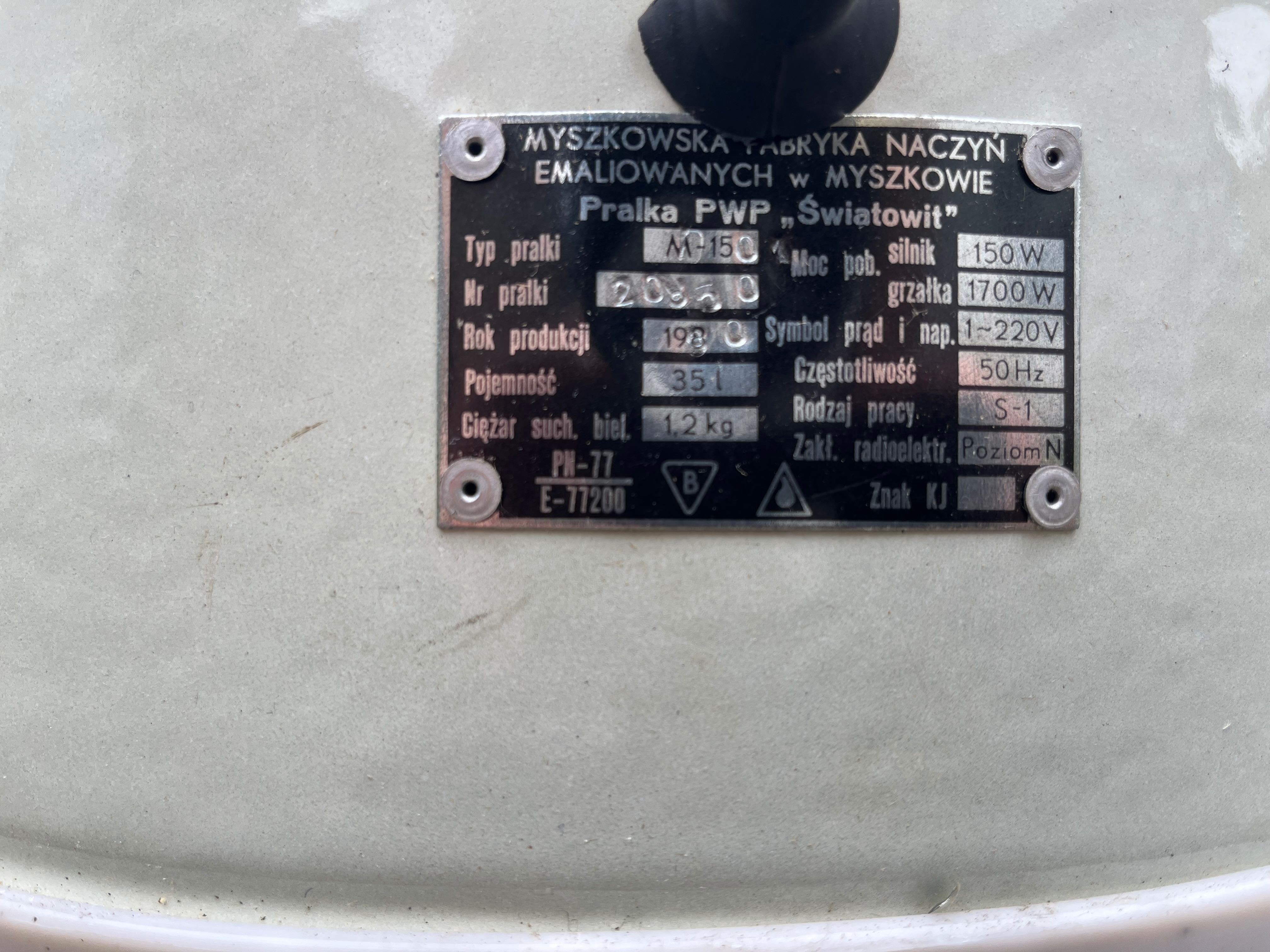 Nowa nieużywana pralka wirnikowa typ M-15 (Frania)