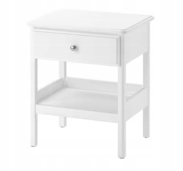 Stoliki nocne / szafki  tyssedal IKEA białe +dwie nowe gałki do wyboru