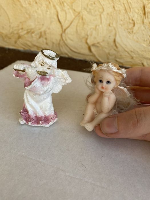 Статуетки ангелочок, цуценята