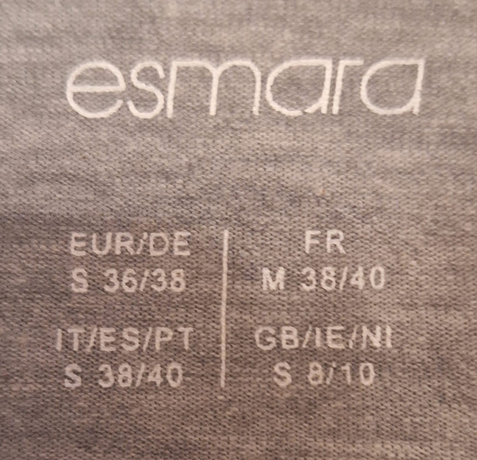 Camisola de alças cinza tamanho 36/38