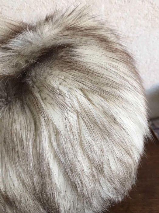 Шапка песец воротник натуральный