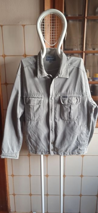 Casaca homem em sarja grossa cinza