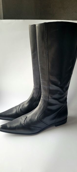 Marc O'Polo skórzane nowe oficerki rozm.40