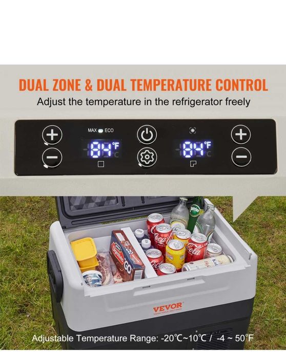 Lodówka turystyczna VEVOR 55 l