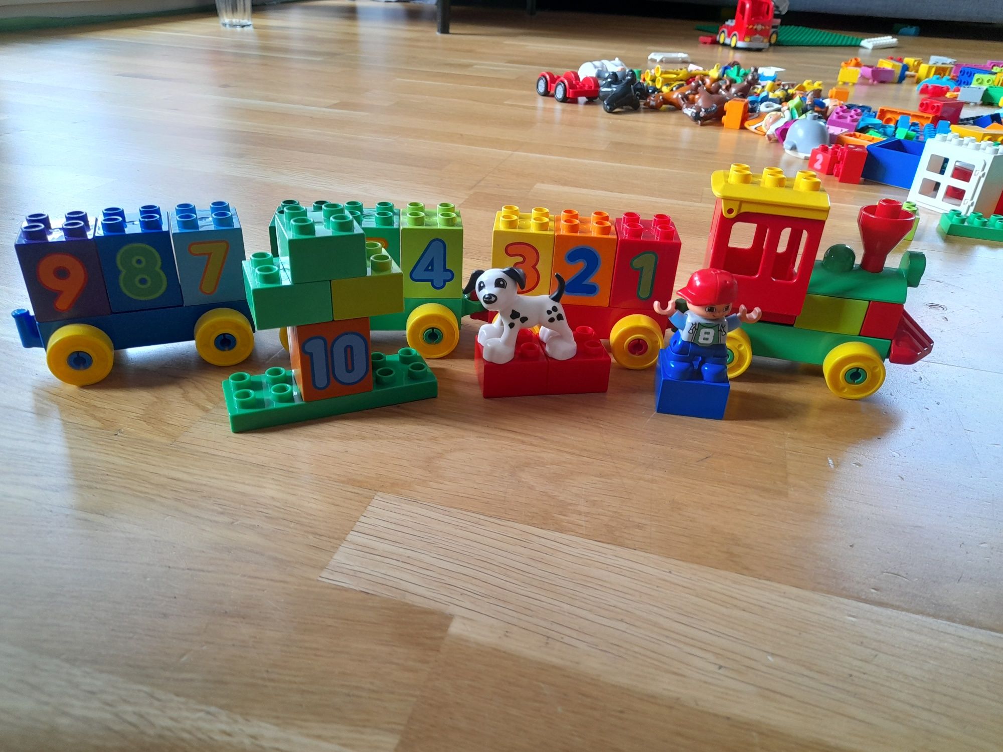 Klocki Lego Duplo Pociąg z cyferkami