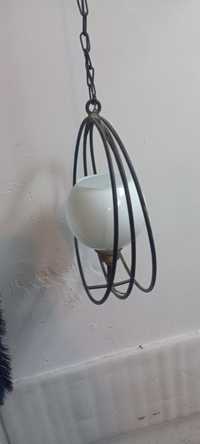 Lampa  wisząca loft art-deco metaloplastyka żyrandol