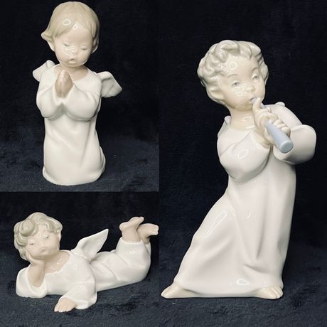 Фарфоровая статуэтка Мальчик Ангел Lladro