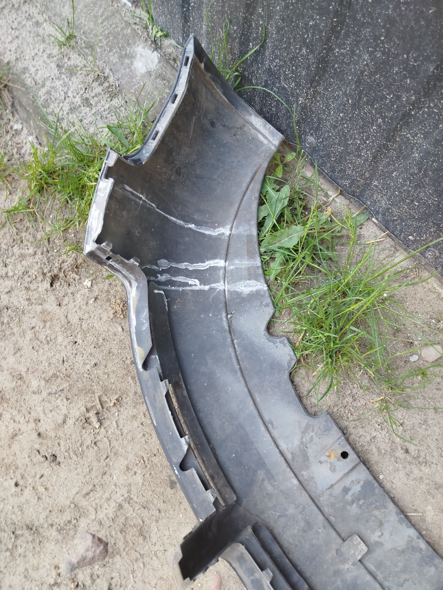 4 Dokładka zderzaka przedniego LZ9W Audi A4 B6 spoiler spojler hokej