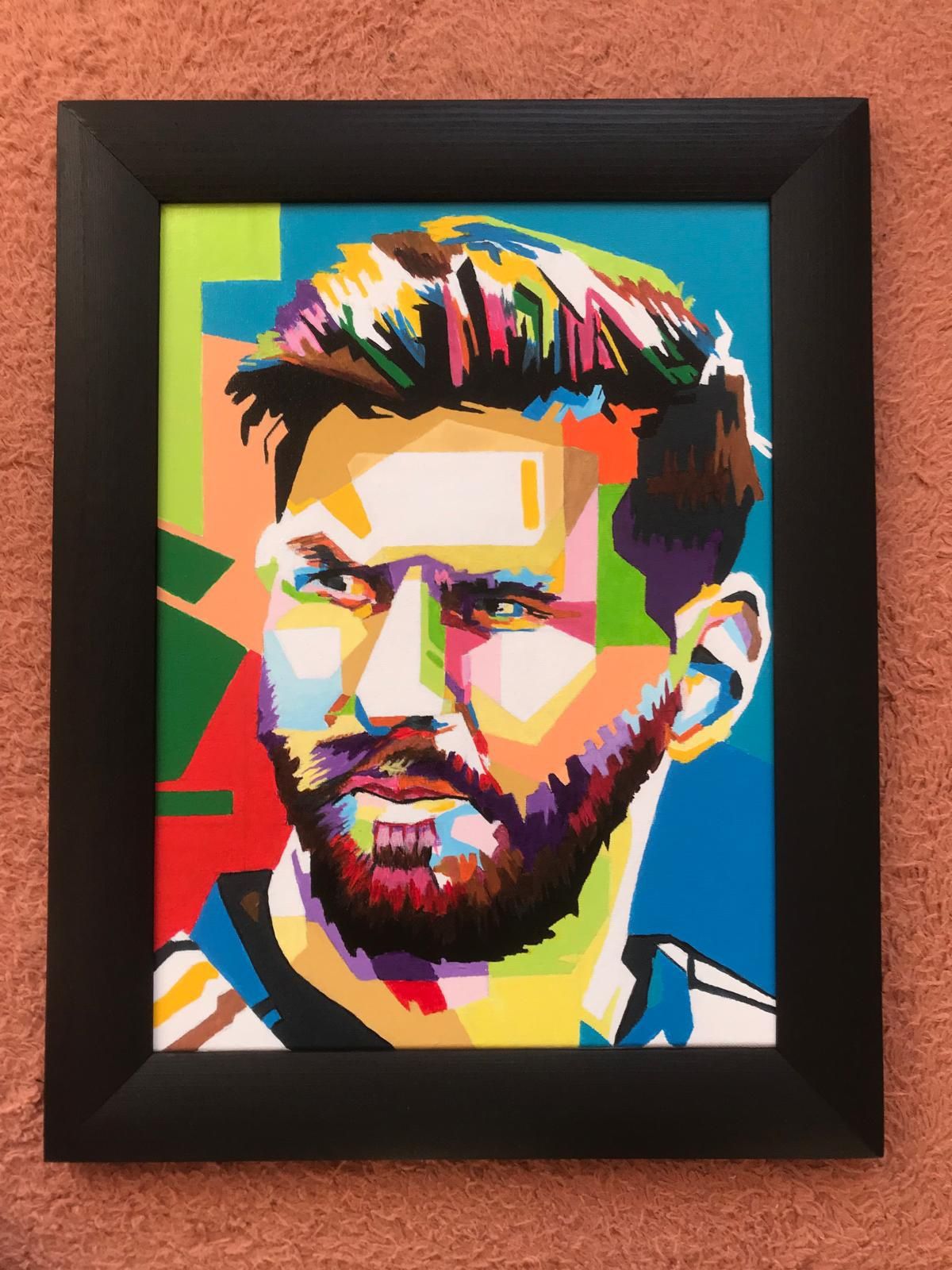 Obraz na płótnie Messi 30x40 (prezent)