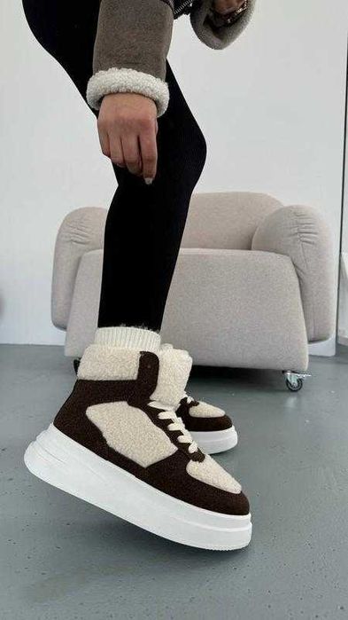 Жіночі кросівки теді, черевики коричневі 26 - 26.5 см