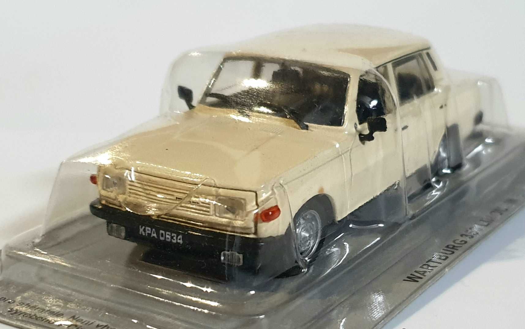 Model Wartburg 353 Limousine, 1:43, w blistrze, gazetka, kultowe auta