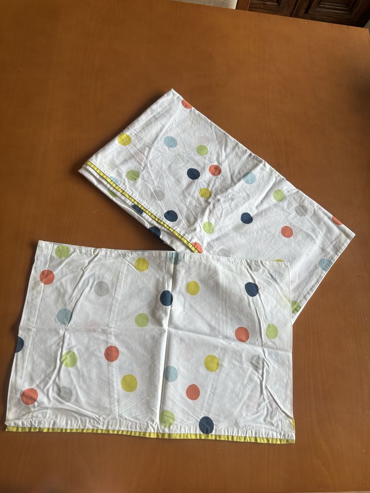 Jogo de cama p/berço IKEA