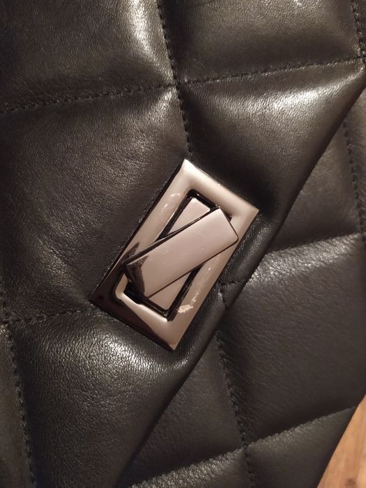 Сумка шкіряна жіноча стьобана