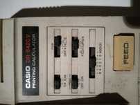 Kalkulator z PRL Casio drukujący