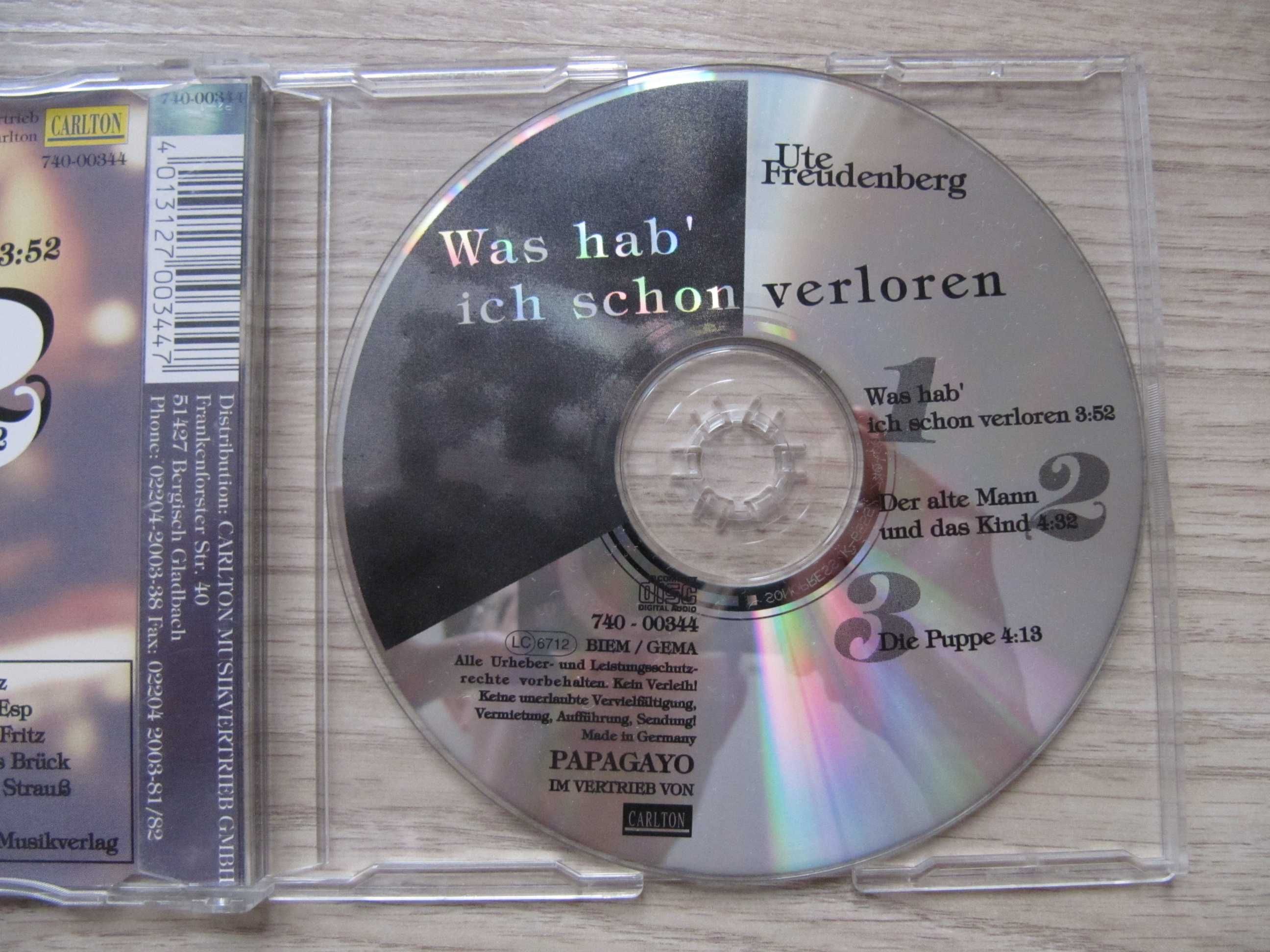 Maxi singiel CD „Was hab’ ich schon …” Ute Freudenberg Mokotów