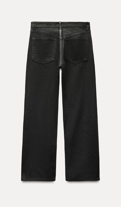 ZARA Woman Collection piękne nowe woskowane spodnie 40 bawełna