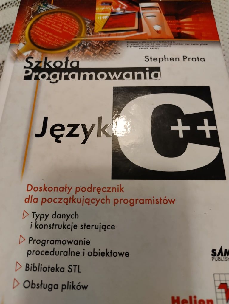 Książka Język C++ Szkoła programowania, Stephen Prata,  Helion