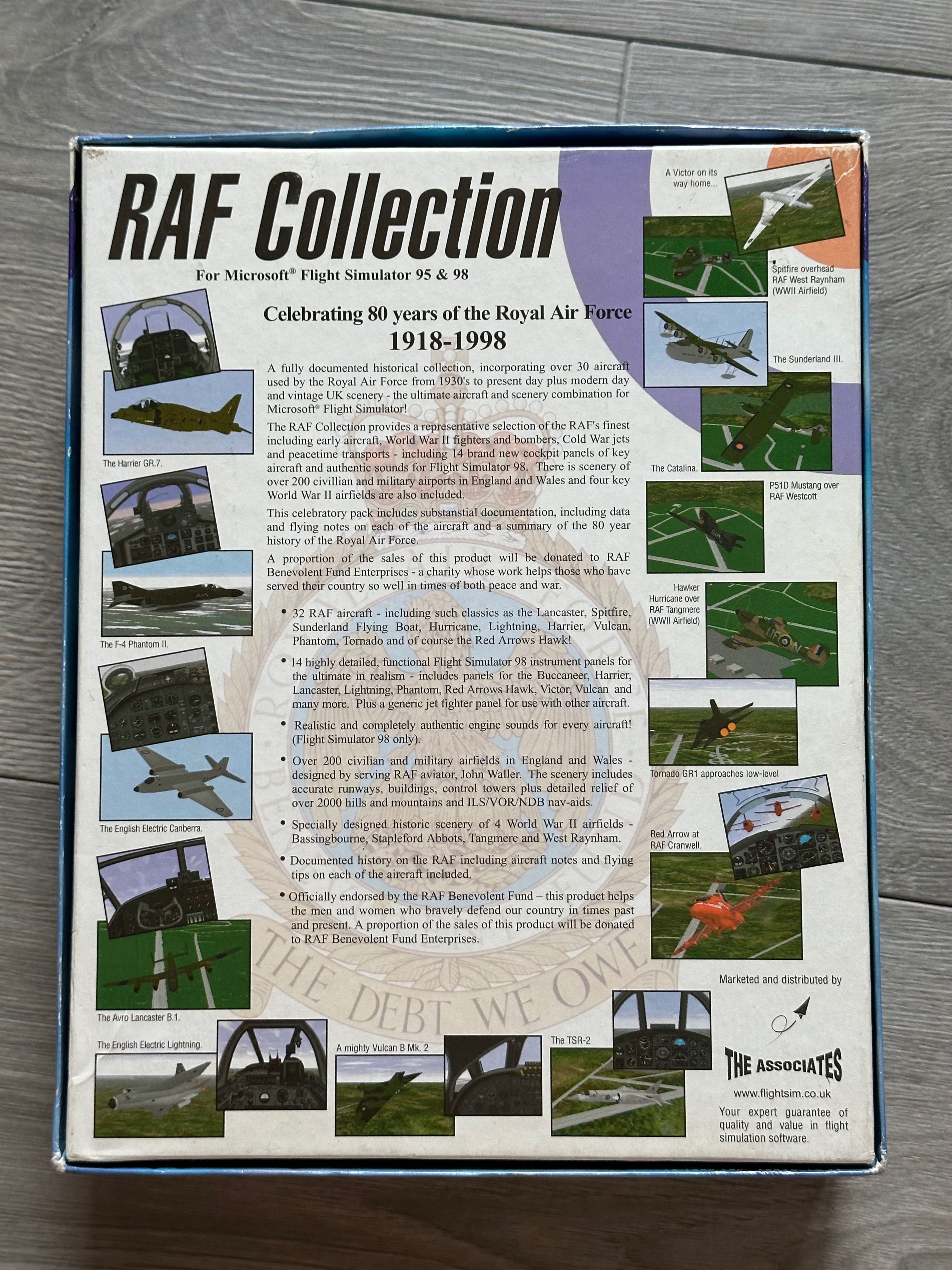 RAF Collection For Microsoft Flight Simulator 95 & 98 / PC