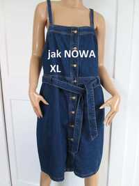 TU dżinsowa sukienka jeans spódnica 14 XL 42 j NOWA