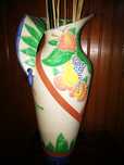 Jarrão grande pintado mão