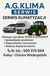 A.G.KLIMA SERWIS . Obsługa czynników R134A oraz R1234YF
