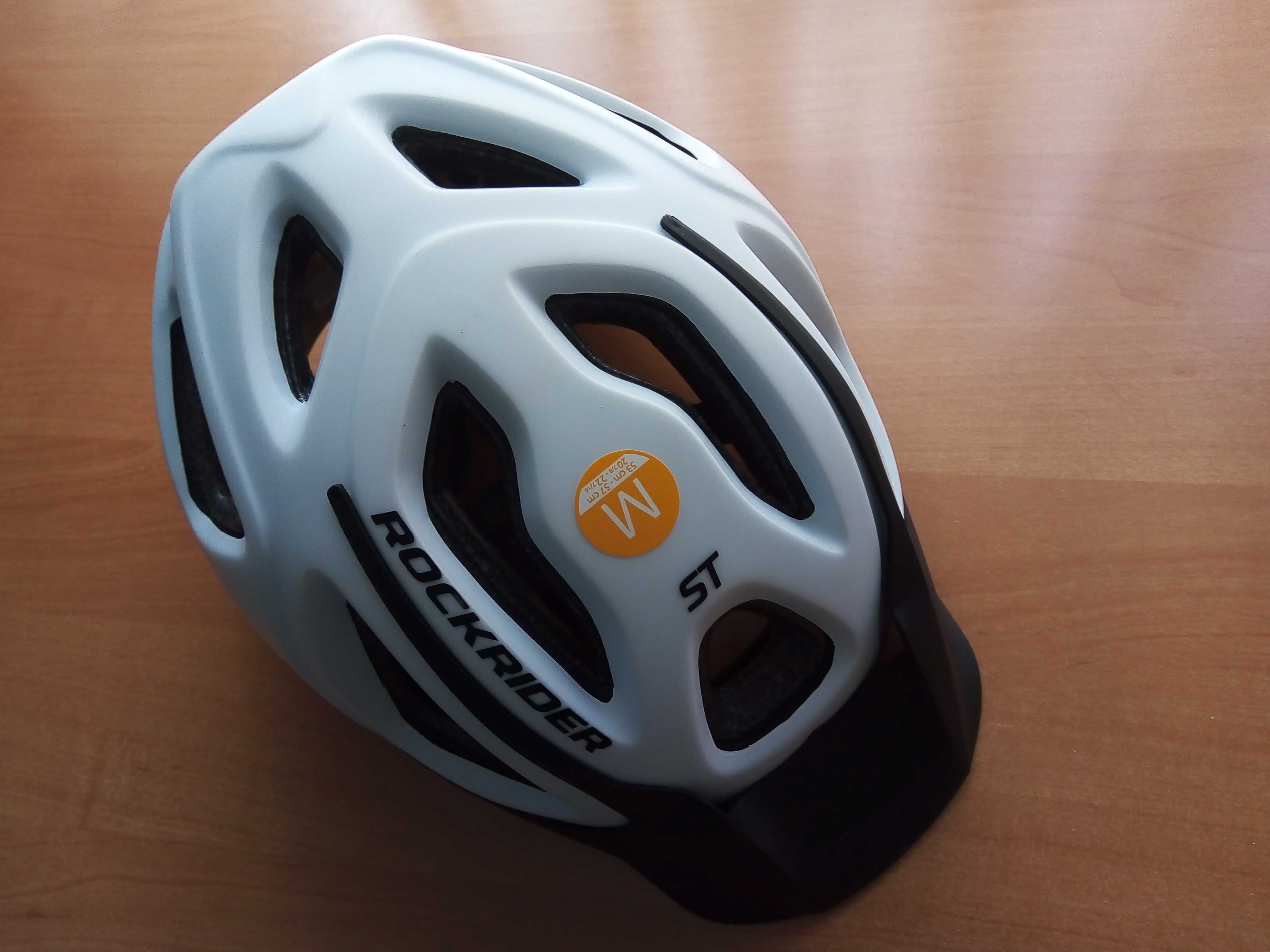 Kask rowerowy młodzieżowy biały