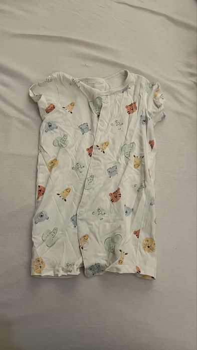 Rampersy krótki rękaw krótkie nogawki 68