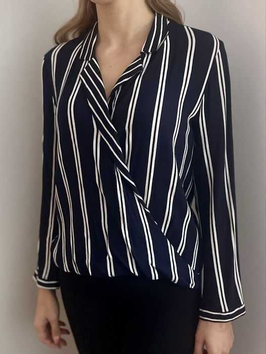 Granatowa koszula Zara - stan bardzo dobry!