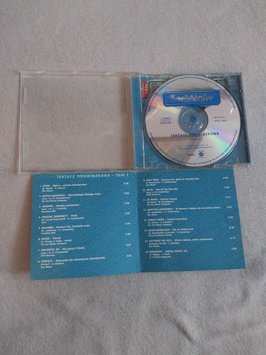 Lektury obowiązkowe - Tom I płyta cd orginał (jest hologram).