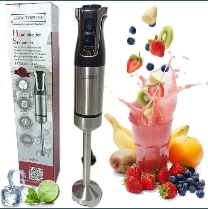 Блендер ручний занурювальний Royalty Line ESTM 800.743.2 800 Вт
