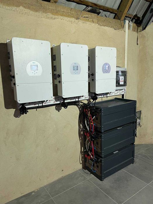 Встановлення монтаж резервного живлення, інверторів та акб