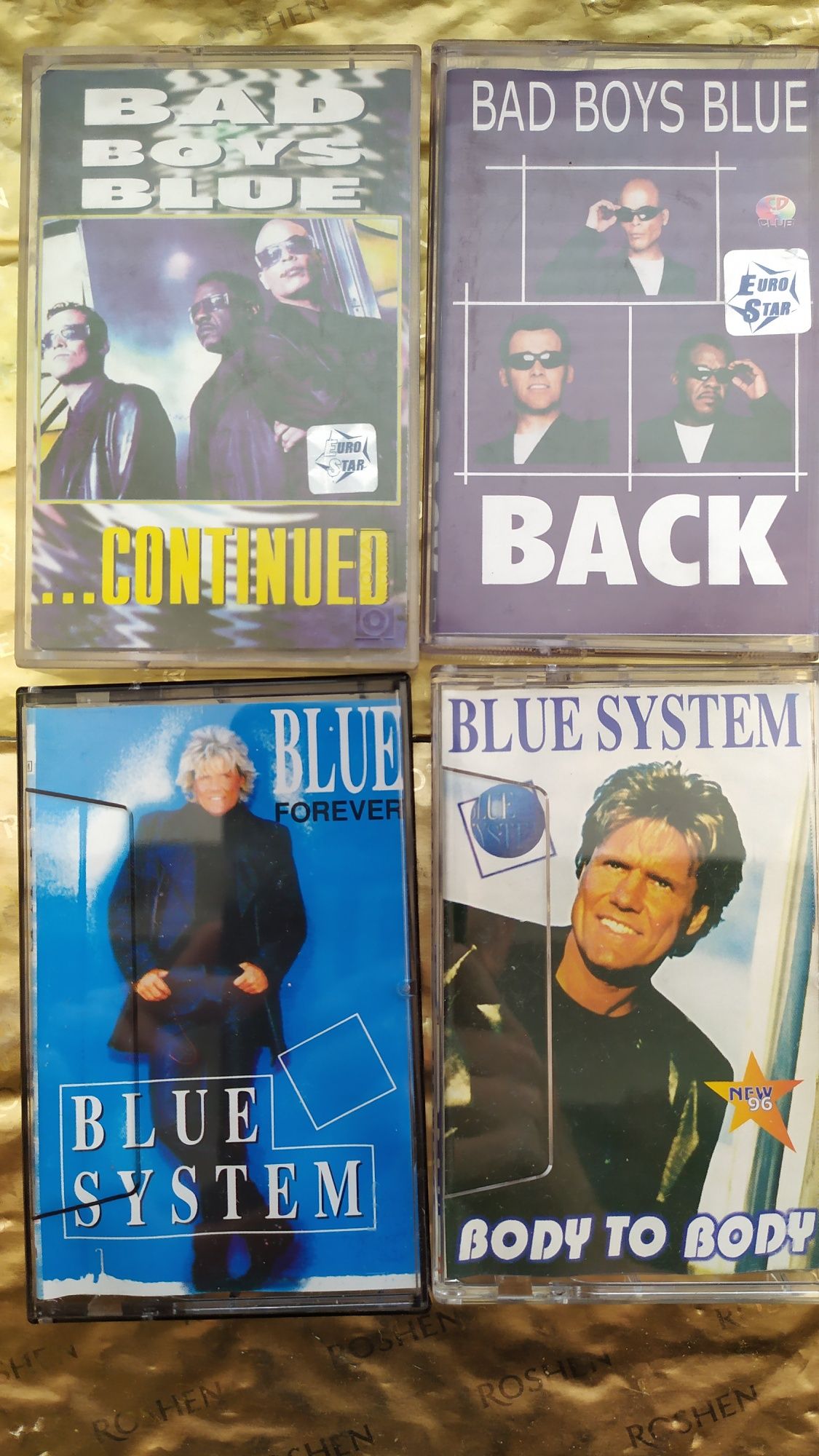 Аудио кассеты Modern Talking. Bad boys blue. Blue system